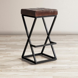 Brooks Leather Stool