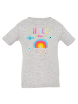 Hello Rainbow And Clouds Bodysuit -Image by Shutterstock