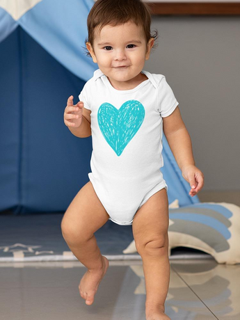 Scribbled Heart Bodysuit -Image by Shutterstock