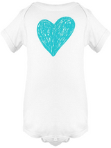 Scribbled Heart Bodysuit -Image by Shutterstock