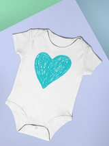 Scribbled Heart Bodysuit -Image by Shutterstock