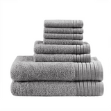 100% Cotton Solid Dyed 8pcs Towel Set,MPS73-402