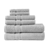 100% Turkish Cotton 6pcs Towel Set, 5DS73-0233