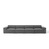 Restore 4-Piece Sectional Sofa, Charcoal