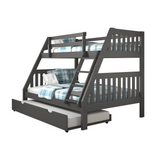 Mission Hill Twin/Full Mission Bunk Bed W/Twin Trundle
