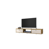 Liberty 62.99 Floating Entertainment Center in Cinnamon and Off White