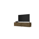 Liberty 42.28 Floating Entertainment Center in Rustic Brown