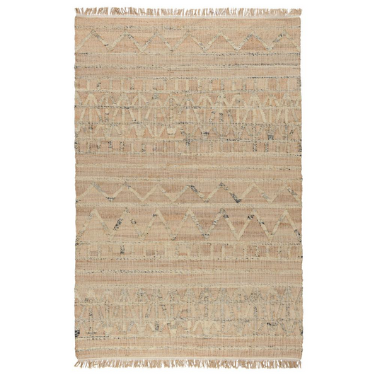 Megan Natural Jute Handwoven Area Rug  Natural 5x8