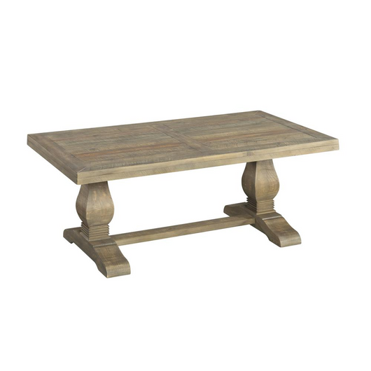 Napa Pedestal Coffee Table, Reclaimed Natural
