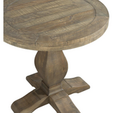 Martin Svensson Home Napa Round End Table, Reclaimed Natural