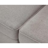 Sonoma Irma Light Gray Linen 8Pc Modular Sectional Sofa Chaise and Ottoman