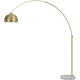 Orb Floor Lamp w/ Metal Globe, 15"Wx84"H, 1-100W Edison Bulb
