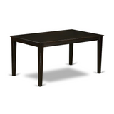 Capri  Rectangular  dining  table  36"x60"  with  solid  wood  top  In  Cappuccino  Finish