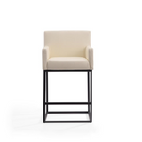 Ambassador Counter Stool in Cream and Black