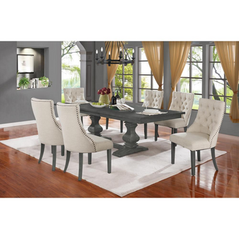 Richmond 7Pc Dining Set: Dining Table Extendable 18