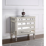 Emory Antique Cream With Mirrored Hall Chest