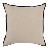 Matilda 100% Cotton 18” Stonewashed Throw Pillow, Black