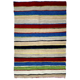 Striped Handmade Colored Kilim Rugs