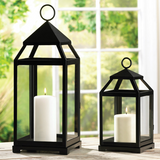 Iron Classic Candle Lantern - 18.5 inches