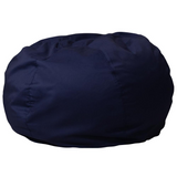 Oversized Solid Navy Blue Bean Bag Chair for Kids and Adults