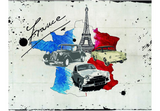 Carta da parati mappamondo - Admirer of cars (France)