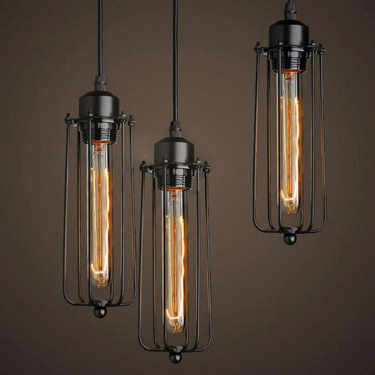 American rural Retro E27 LED chandelier pendant lights home decor hanging light indoor bedroom restaurant loft indoor lighting