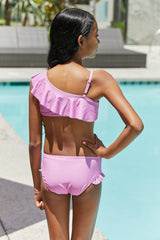 Marina West Swim Vacay Mode Two-Piece Swim Set in Carnation Pink