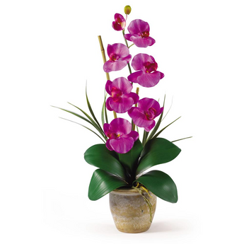 Phalaenopsis Silk Orchid Flower Arrangement - Pink