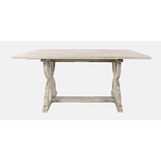 TABLE BASE ONLY Fairview Distressed Acacia Counter Height Base in Ash