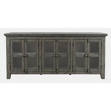 St. Ives Rustic Shores 70" Distressed Acacia Sideboard Cabinet in Stone