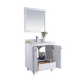 Odyssey - 30 - White Cabinet + White Carrara Marble Countertop
