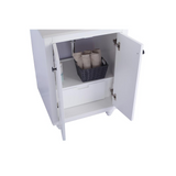 Odyssey - 24 - White Cabinet + Matte White VIVA Stone Solid Surface Countertop