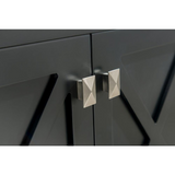 Wimbledon - 36 - Espresso Cabinet + Matte White VIVA Stone Solid Surface Countertop