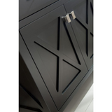 Wimbledon - 36 - Espresso Cabinet + Matte White VIVA Stone Solid Surface Countertop