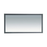 Fully Framed 60" Maple Grey Mirror