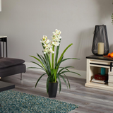 39in. Cymbidium Orchid Artificial Plant