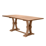 Classic Extendable Counter Height Dining Table with 18" Leaf.