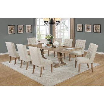 Oxford 9Pc Extendable Dining Set with Two 16