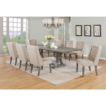 Oxford 9Pc Dining Set - Dining Table with Two 16