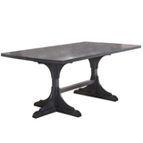 Ephemeral Dining Table Weathered Gray