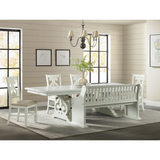 Stanford Pew Bench in White