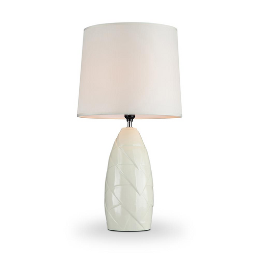 Amala 25 In Ivory Ceramic Table Lamp