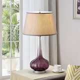 30" Mulberry Glass Table Lamp