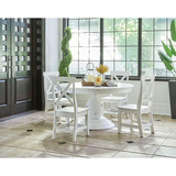 Brixton Mary Dining 5PC Set - Table & Four Chairs in White