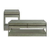 Tropez 2Pc Occasional Table Set in Grey