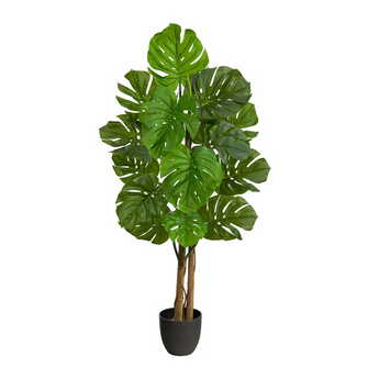 4ft. Monstera Artificial Tree UV Resistant (Indoor/Outdoor)