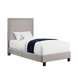 Emery Twin Bed in Grey