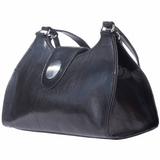 Italian Artisan Florina Womens Luxury Classic Genuine Calf Leather Handbag or Shoulder Bag Made In Italy