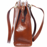 Italian Artisan Verdiana Womens Luxury Handcrafted Calfskin Leather Shoulder Handbag Made In Italy