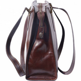 Italian Artisan Verdiana Womens Luxury Handcrafted Calfskin Leather Shoulder Handbag Made In Italy